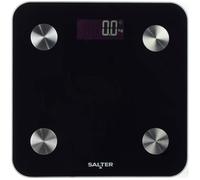 Salter Smart Scale - Personal Body Weight Scale, 180kg Capacity, 17 Body Metrics, Salter Health App, Body Fat/Water, Muscle/Bone Mass, BMI and BMR, 8 User Memory, Backlit Display, Black, SA00655FEU6