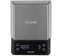 SALTER SA00697FEU12 Digital Kitchen Scale - Silver & Black, Silver/Grey,Black