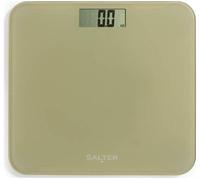Salter Digital Bathroom Scale - Battery Free Body Weight Scale, Toughened Glass Platform, Step on to Power, 180kg Max Capacity, No Batteries Required, Easy to Read LCD Display, Cream