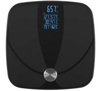 Salter Digital Analyser Scale - Smart Bathroom Scale, Large Multi-Reading Display, 180 kg/395lbs, 17 Body Composition Metrics, 8 Users, Body Weight, Fat, Water, Muscle Mass, Bone Mass, BMI, BMR, Black