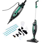 Salter SAL01369 Steam Cleaner - 14 in 1 Hygienic Floor Cleaning, Chemical-Free Cleaning, 1300W, 330ml + 12x Accessories, Converts To Handheld Device, For Carpets, Hard Floors, Windows, Cars, Mirrors