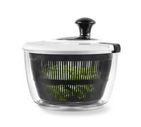 Salter Salad Spinner Easy Use Preparation Dual Purpose Drainer 3.5L White / Grey
