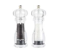 Salter Salt Pepper Grinder Mill Set Contemporary Adjustable Ceramic Grinder