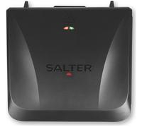 Salter ActiGrill Family - 8 Portion Large Health Grill, Floating Hinge To Cook Thicker Pieces Of Food & Deep Fill Paninis, PFAS-Free Non-Stick Cooking Plates, Automatic Temperature Control, 2000W
