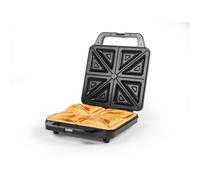 Salter Sandwich Toaster ? Non-Stick Deep Fill Toastie Maker, Cook 4 Toasted Sandwiches, 30% Bigger Toasties, Extra Thick 4 Slice Grill Press,