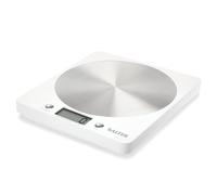 Salter Slim Design Electronic Platform Digital Kitchen Food Scale - White, NEW