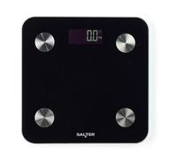 Salter Smart Scale - Personal Body Weight Scale, 180kg Capacity, 17 Body Metrics, Salter Health App, Body Fat/Water, Muscle/Bone Mass, BMI and BMR, 8 User Memory, Backlit Display, Black, SA00655FEU6