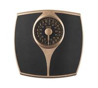 Salter 148 GFEU16 Speedo Dial Mechanical Bathroom Scale - Body Weight Scale with Oversized Dial, Fitness Scale with 136KG Capacity, No Batteries Required, Large Platform, Measures in KG/ST/LBS, Gold