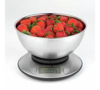 Salter Stainless Steel Digital Kitchen Scale with Bowl