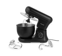 Salter KURO Stand Mixer 1200W With 5L Stainless Steel Bowl | 6 Speed Settings Plus Pulse, Removable Splash Guard, Whisk Dough Hook And Beater Included, Black Finish, For Baking And Bread