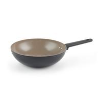 Salter BW12882EU7 Ceramic 28 cm Stir Fry Pan - Recycled Aluminium Body, Healthy PFOA/PFAS-Free Non-Stick Coating, Induction Suitable, Easy Clean, Soft Touch Stay Cool Handle, Curry/Noodle Cooking Pan