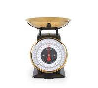 Salter Timeless Mechanical Kitchen Scale- 5kg/11lbs, Stainless Steel Bowl, Black