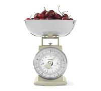 Salter Kitchen Scale Timeless Mechanical 5kg Capacity Dishwasher Safe Bowl Cream