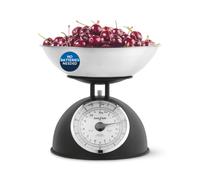 Salter Timeless Mechanical Kitchen Scale - Cooking Scale, 2L Dishwasher Safe Bowl, Easy-Read Dials, Large Digits, No Batteries, Retro Design, 5kg Ca