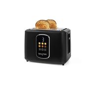 Salter Toast Rite 2-Slice Digital Toaster with LED Touch Display - Precise Browning Control, Integrated Timer, Defrost, Reheat & Cancel Functions, Removable Crumb Tray, 930W