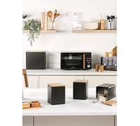 Salter Toronto 4 Piece Counter Top Set Black