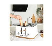 SALTER Toronto EK5823WHT 4-Slice Toaster - White, White