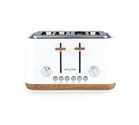 Salter Toronto 4-Slice Toaster With Wide Slots, Matt White