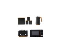 Salter Toronto 7-Piece Countertop Set - Kettle, Toaster, Microwave & Canisters