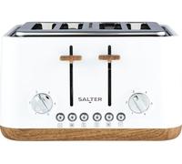 SALTER Toronto EK5823WHT 4-Slice Toaster - White, White