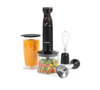 Salter Toronto Hand Blender Set 3-In-1, 1000W With 700ml Processor | Variable Speed Control, Turbo Function, Detachable Stainless Steel Attachments, Whisk And Chopper Bowl, Storage Lid Included