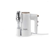 Salter Toronto Hand Mixer, 300 W, 5 Speed, Turbo Function | Corded electric, easy-store base, eject button, 2 beaters, 2 dough hooks, ABS housing, chrome attachments, 3 year guarantee