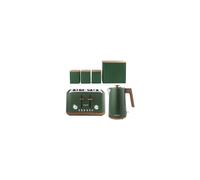 Salter Toronto Toaster, Kettle & Can Set - Wide Slots, Limescale Filter, Green
