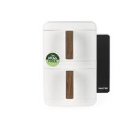 Salter Toronto VertiCook Air Fryer 9L 2 Drawers PFAS-Free Coating White