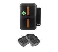 Salter Toronto Verticook Ultra Air Fryer Bundle, 9 L Dual Drawer