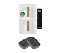 Salter VertiCook Ultra Air Fryer Bundle, 9 L Dual Drawer Stackable