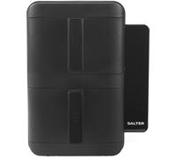 Salter VertiCook Ultra Stackable Air Fryer - Vertical 9 L Digital Air Fryer, 2 x 4.5L Baskets & Racks, 9 Functions, Sync & Match, PFAS-Free Grill Tray, Space Saving, 60-230°C, 60-Min Timer, 2400W