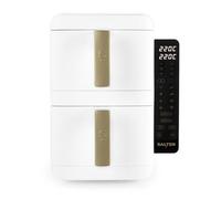 Salter VertiCook Ultra Stackable Air Fryer - Vertical 9 L Digital Air Fryer, 2 x 4.5L Baskets & Racks, 9 Functions, Sync & Match, PFAS-Free Grill Tray, Space Saving, 60-230°C, 60-Min Timer, 2400W