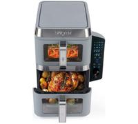 SALTER VertiCook View EK6661 9L Dual Air Fryer - Grey, Silver/Grey