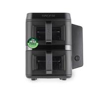Salter VertiCook View Air Fryer - Vertical Dual Drawer Air Fryer, Cook Over 4 Levels, 9L Capacity Over 2 x 4.5L Cooking Baskets, Space Saving Design, 12 Cooking Functions With Sync & Match, PFAS-Free