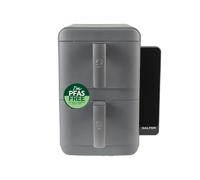 Salter VertiLayer Air Fryer, 9L Stackable Dual Drawer, 2400W | 4-Level Vertical Cooking, 9 Presets, Sync And Match, Digital LED Touchscreen, 60-230°C Temperature, 120 Min Timer
