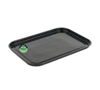Salter Vitreous Enamel Baking Tray, 40 Cm Steel Flat Oven Pan, Black