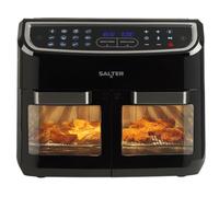 Salter XL Air Fryer Oven - 12L Large Multicooker With Divider, 11 Presets, No Oil Needed, Includes Removable Non-Stick Racks & Accessories, Multi-Level Cooking, 2600W