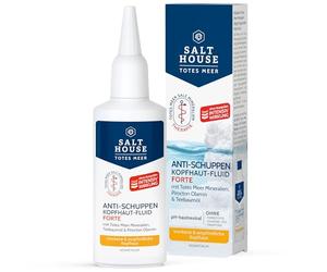 Salthouse Dead Sea Therapy Anti-Dandruff Scalp Fluid Forte, Leave-On Care without Rinse, with Tea Tree Oil, for Dandruff-Prone Scalp, Vegan, 75 ml