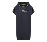 Saltie Sports Microfibre Changing Robe - Compact Beach Towel Poncho with Hood Lightweight Surfing, Swimming & Water Sports, One Size Fits All Dry Change Robes for Adults Men/Women - UK