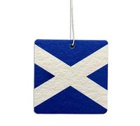 Saltire Air Freshener - Scottish Flag Design - Love Scotland - Unique Birthday Gift for Him/her - Car and Home - Made in UK