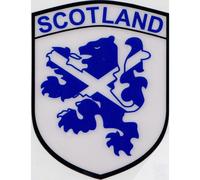 (Saltire on Lion Rampant) Scotland Self-Cling Car Window Sticker