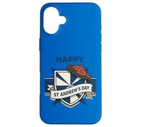 Saltire Shield, Festive Banner, and Plaid Tam Case for iPhone 16 Plus