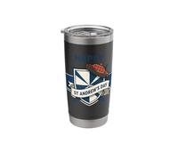 Saltire Shield, Festive Banner, and Plaid Tam Stainless Steel Insulated Tumbler