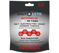 SALTOLYTE 60 TABS Salt & Elecrolyte Chewable Tablets with Sodium, Potassium, Calcium and Magnesium for Sports, Heat, Sweat Loss (60, Watermelon)