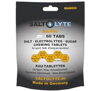 SALTOLYTE 60 TABS Salt & Elecrolyte Chewable Tablets with Sodium, Potassium, Calcium and Magnesium for Sports, Heat, Sweat Loss (60, Mango)
