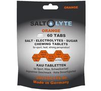 SALTOLYTE 60 TABS Salt & Elecrolyte Chewable Tablets with Sodium, Potassium, Calcium and Magnesium for Sports, Heat, Sweat Loss (60, Orange)