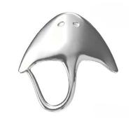 Saltray Sterling Silver Stingray X Large Charm fits Pandora Necklace Pendant Sea Theme Sea Life Ocean Jewellery Mens Womens Boys Unisex Manta Ray Gift Surfer Surf theme