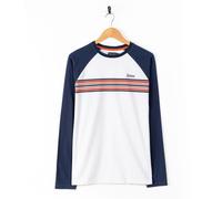 Saltrock Mens Classic Stripe Long Sleeve Top Blue XL