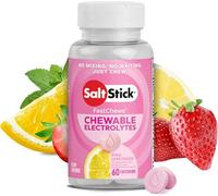 SaltStick Electrolyte FastChews - 60 Pink Lemonade Chewable Tablets - Salt Tablets for Running and Hydration, Electrolyte Chews - 60 Count