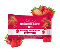 SaltStick Energy Gummies with Electrolytes, 10 Packs of Strawberry, Easy to Chew Electrolyte Gummies, Energy Chews That Taste Great. 10 Packs, 80 Gummies